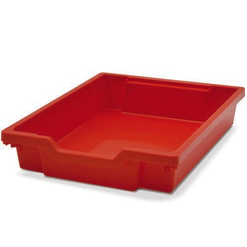 Shallow F1 Tray Flame Red 427x312x75mm  (Each)