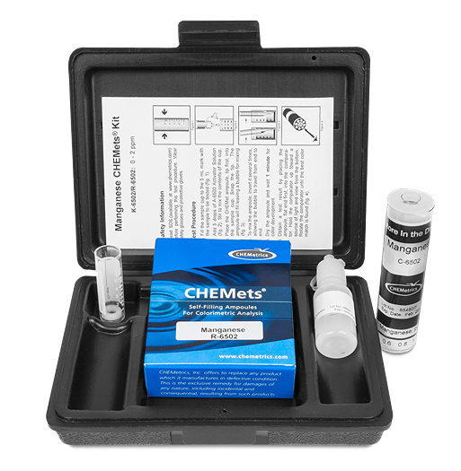 Chemetrics Manganese CHEMets Kit 0-2 ppm, K6502 (Each)