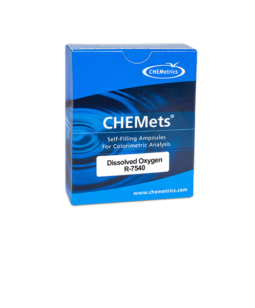 Chemetrics Oxygen CHEMets Refill  0-40 &amp; 0-100 ppb, R7540  (Pack 30)