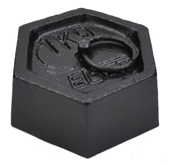 Mass, Hexagonal, Iron with Ring1 1kg   (Each)