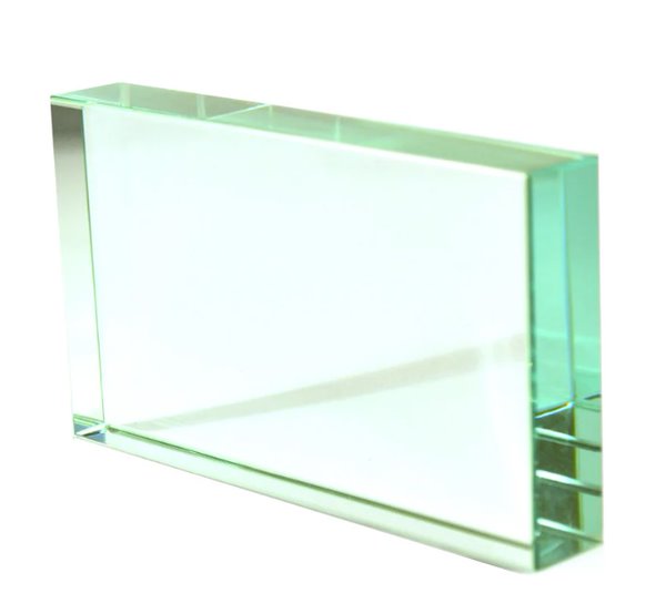 Block, Glass, Rectangular, 114x62x18mm   (Each)