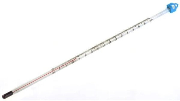 Thermometer 300mm -10/150C x 1.0div 76mm imm. Red fill  (Each)