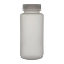 Polypropylene Bottles Wide Mouth with Screw Cap - 125mL x 12pcs