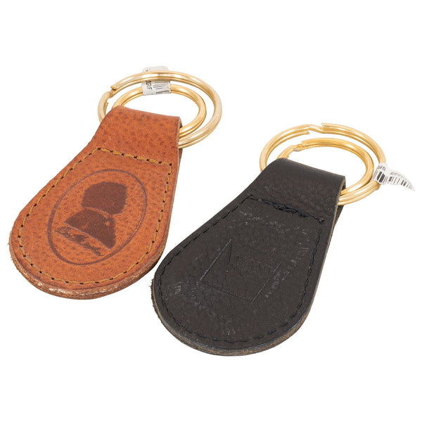 Leather Keyring Fobs -Various Designs And Colours