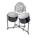 Percussion Plus Import Series Triple Cello Steel Pans, Painted Finish