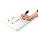 Fine tip dry-wipe whiteboard pen with eraser cap - 5 pack