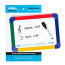Magnetic A4 mini dry-wipe whiteboard - 10 pack