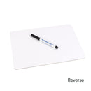 A4 Music Whiteboard With 4 Pre-Printed Staves