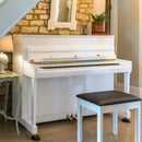 Kawai K-200 upright piano - Polished White