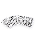 Set Of 4 Sheets Of Magnetic Music Symbols