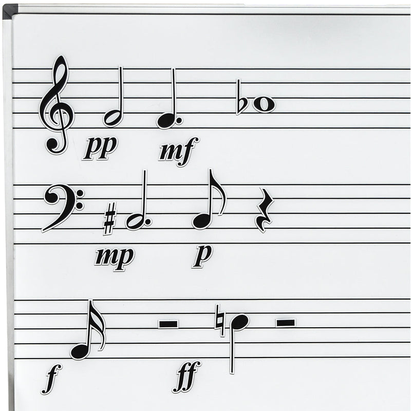 Magnetic Music Symbols 1 - Notes, Rests, Clefs, And Dynamics