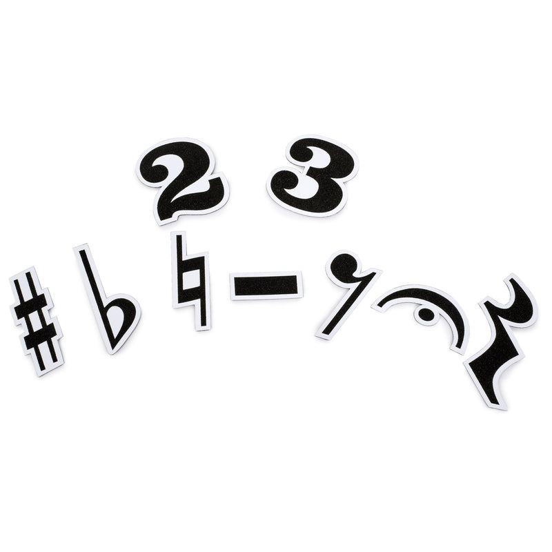 Magnetic Music Symbols 2 - Rests, Accidentals, And Time Signatures