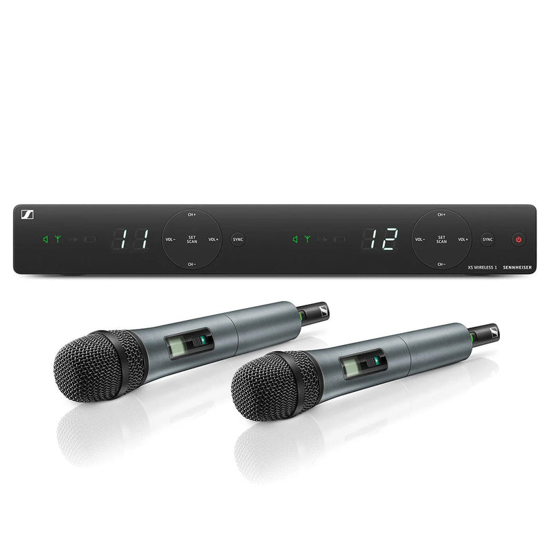 Sennheiser wireless 2-channel microphone system