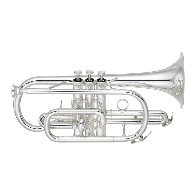 Yamaha YCR6330II professional model Bb cornet - Silver plated