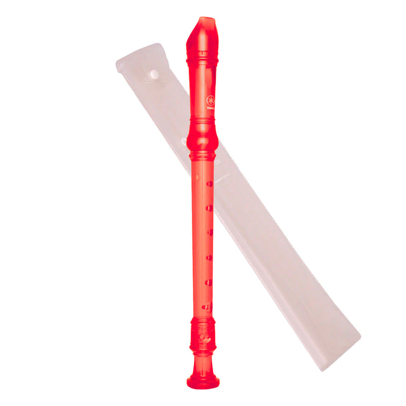 Yamaha Yrs20B Descant Recorder - Transparent Red