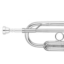 Yamaha YTR8335G Custom Xeno Bb trumpet outfit - Silver plated