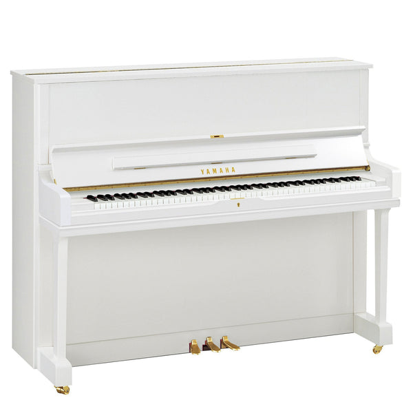Yamaha YUS1 upright piano - Polished White