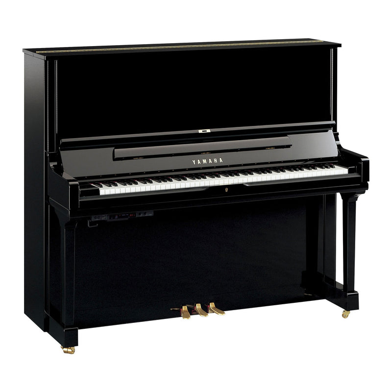 Yamaha YUS3 TA3 TransAcoustic upright piano - polished ebony