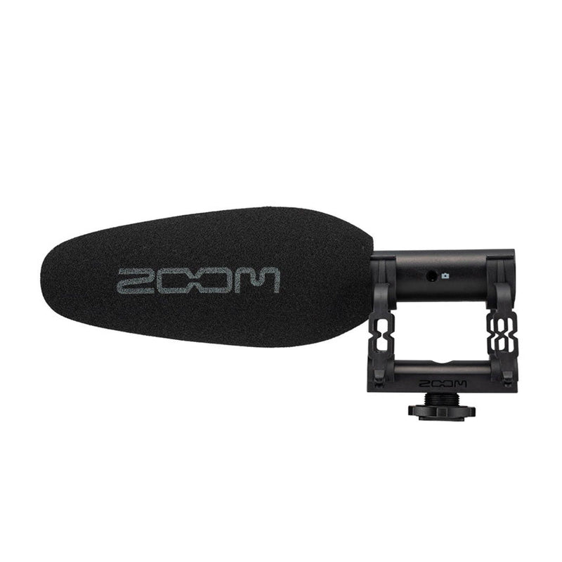 Zoom camera shotgun microphone