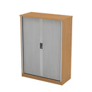 SIRIUS, TAMBOUR DOOR CUPBOARD, 1657mm height, Stone Oak