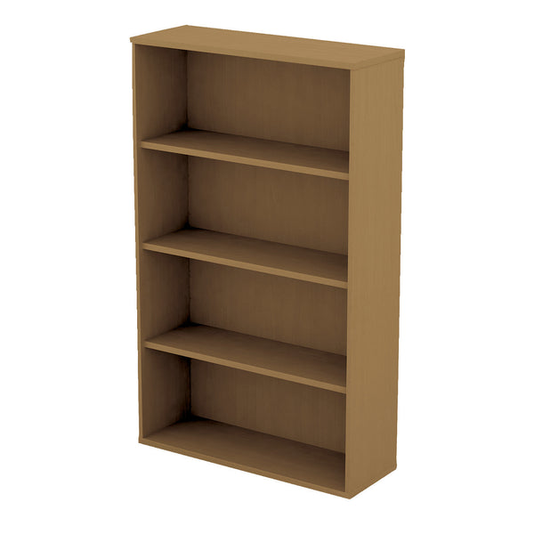 SIRIUS, BOOKCASES, 1657mm height - with 3 Shelves, Stone Oak