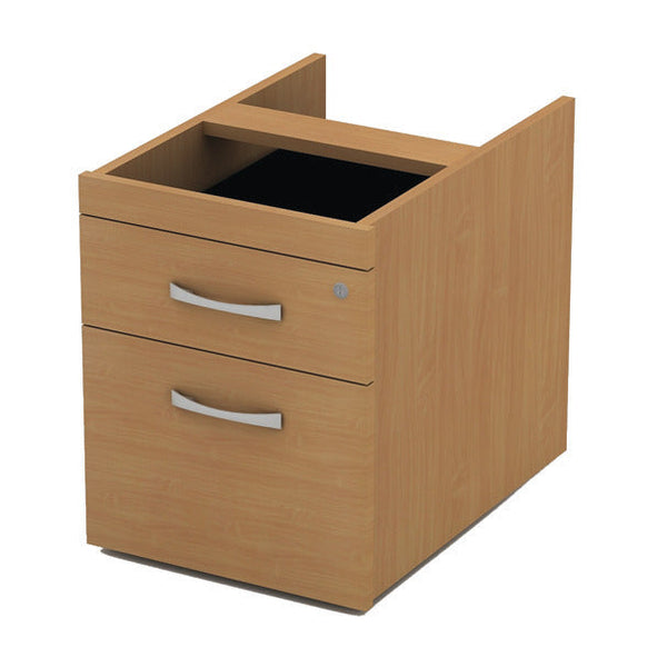 DRAWER UNITS, FIXED, 1 Personal Drawer & 1 Filing Drawer, Stone Oak