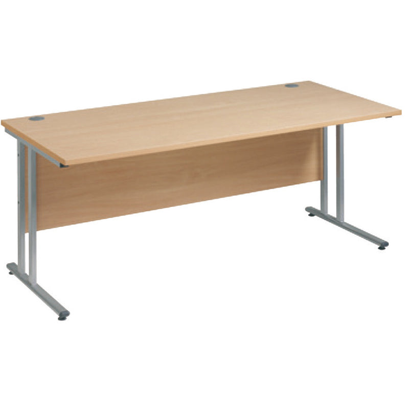 Desk 1400Mm Width Grey Oak