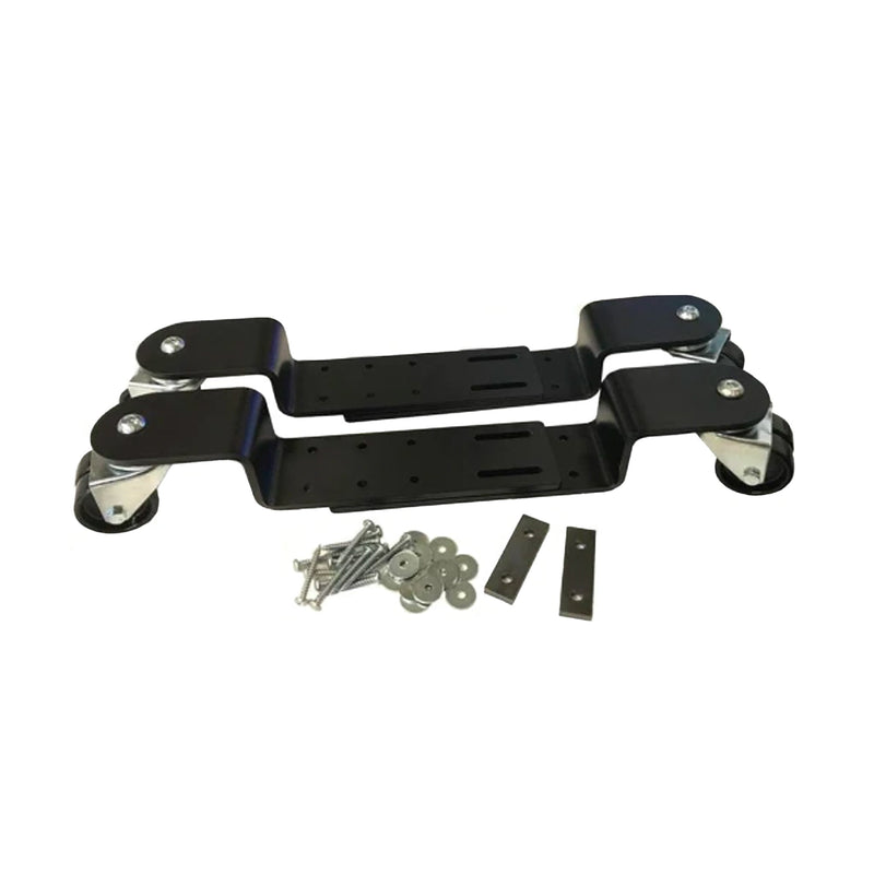 Castor safety brackets for modern style upright pianos