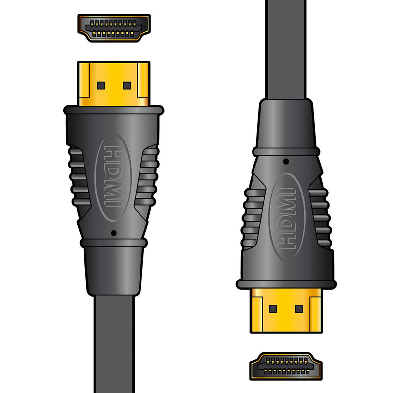 AVSL 4K ready HDMI plug to plug cable - 1.5m