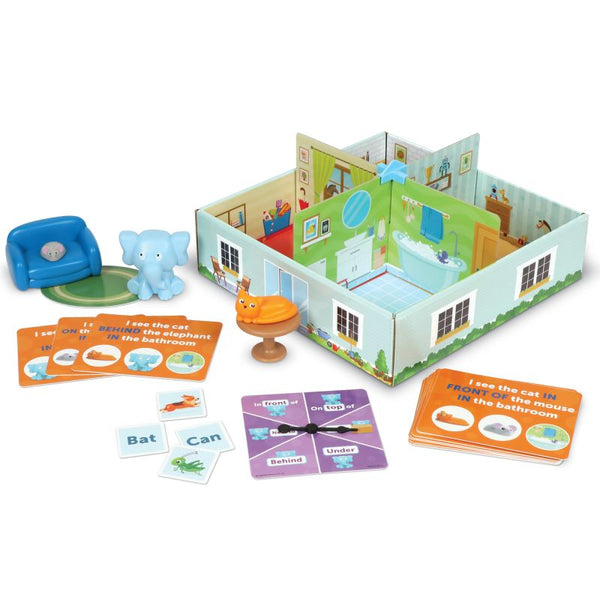 Elephant in the Room Positional Words Activity Set