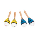 Percussion Plus Wooden Bug Maracas - Yellow Bee