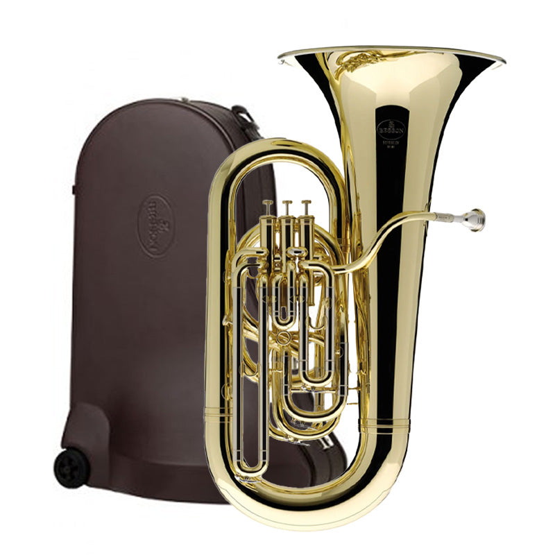 Besson Sovereign BE980 professional EEb tuba outfit