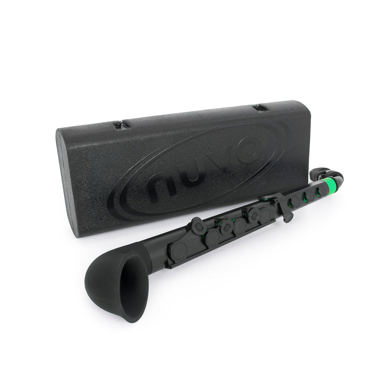 Nuvo N520J jSax supplied with case - Black with green trim