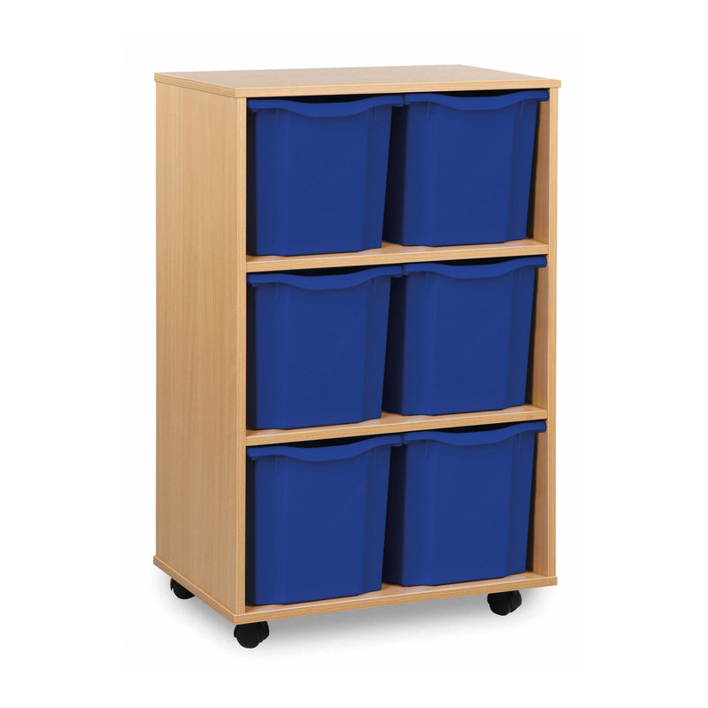 Storage Unit With 6 Jumbo Trays