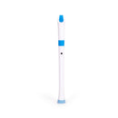 Nuvo Descant Recorder - White With Blue Trim