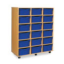 Monarch deep tray storage unit - 18 trays (3 x 6)