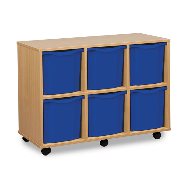 Monarch jumbo tray storage unit Storage unit - 6 trays (3 x 2)