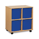 Monarch jumbo tray storage unit Storage unit - 4 trays (2 x 2)