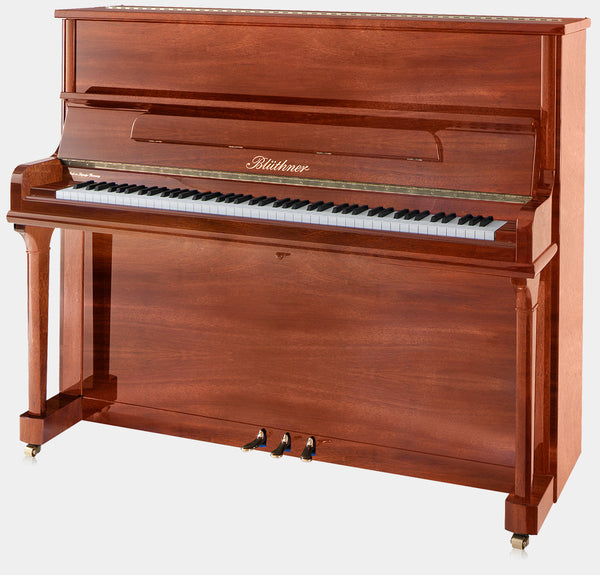 Bl√ºthner Model A upright piano - Polished Mahogany