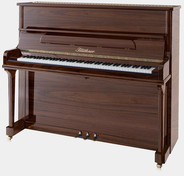 Bl√ºthner Model A upright piano - Polished Walnut
