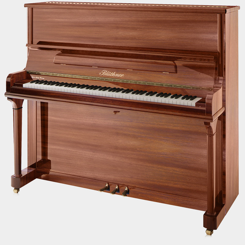 Bl√ºthner Model B upright piano - Polished Mahogany