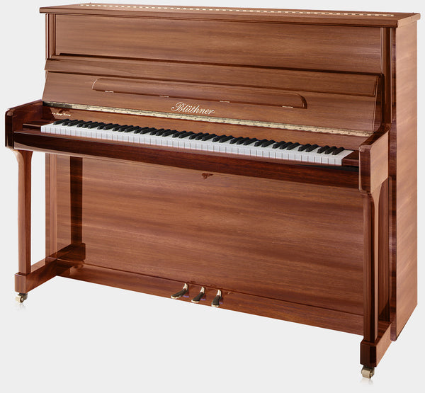 Bl√ºthner Model C upright piano - Polished Mahogany