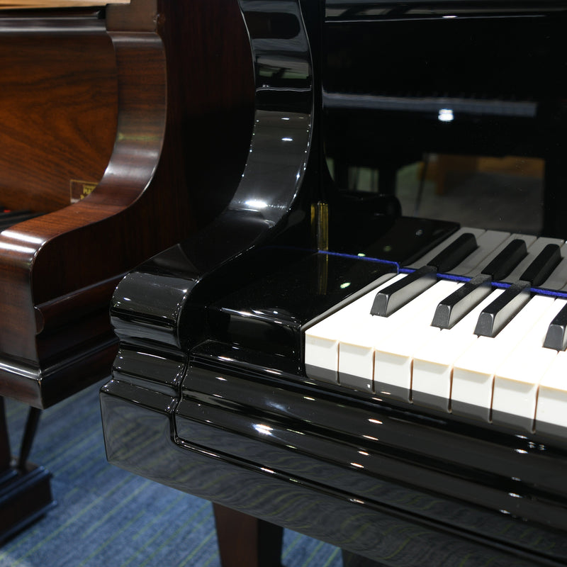 Restored Bluthner Style 7 'Jubilee' grand piano in polished ebony