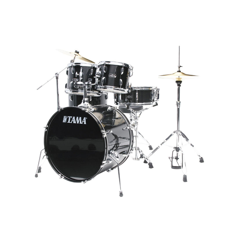 Tama Stagestar ST50H5Z and Zildjian Planet Z drum kit bundle - Black Night Sparkle