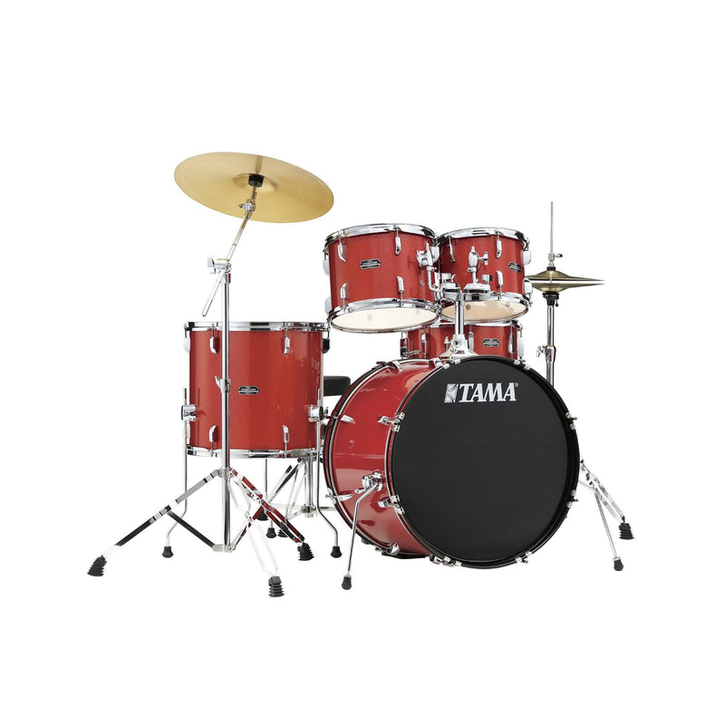 Tama Stagestar ST52H5Z and Zildjian Planet Z drum kit bundle - Candy Red Sparkle