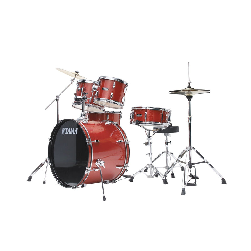 Tama Stagestar ST50H5Z and Zildjian Planet Z drum kit bundle - Candy Red Sparkle