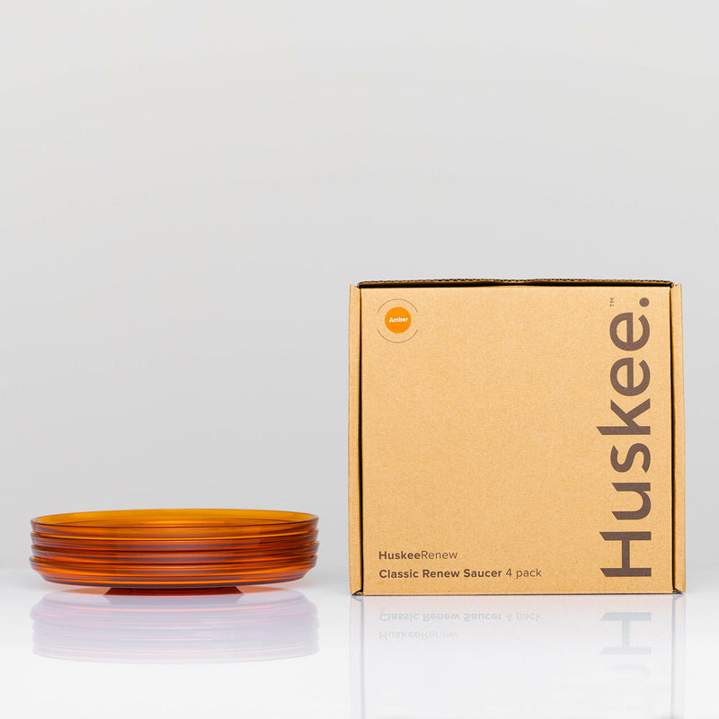 HuskeeRenew Saucer 4-pack - Amber