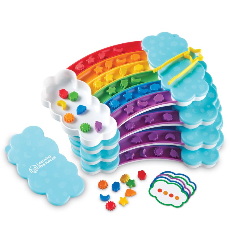 Rainbow Sorting Trays Classroom Edition (Set of 4)