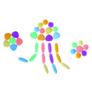 Translucent Junior Rainbow Pebbles PK36
