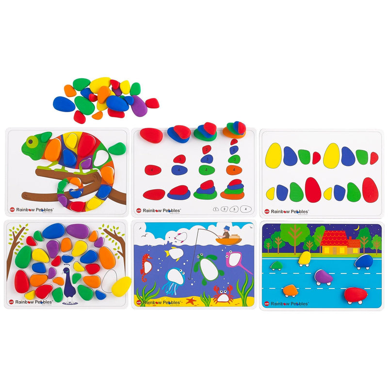 Rainbow Pebbles Activity Set SET